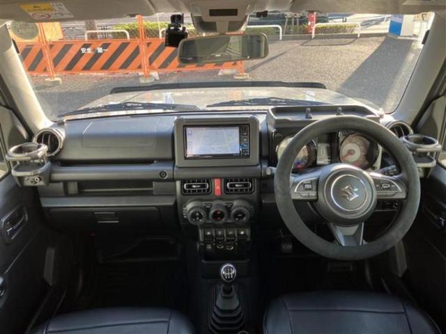 ジムニーシエラ 4WD JC 新品タイヤ/保証書/社外 SDナビ/デュアルカメラブレーキサポート(スズキ)/シートヒーター 前席/車線逸脱防止支援システム/ドライブレコーダー 前後/ヘッドランプ LED LEDヘッドランプ 4WD(4枚目)