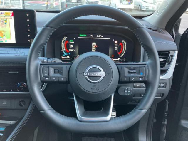 エクストレイル ４ＷＤ　Ｇ　ｅ－４ＯＲＣＥ　保証書／純正　ＳＤナビ／インテリジェントルームミラー／衝突安全装置／シートヒーター／全方位モニター／車線逸脱防止支援システム／シート　合皮／パーキングアシスト　自動操舵／電動バックドア　全周囲カメラ（12枚目）