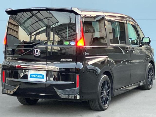 ステップワゴンスパーダ スパーダクールスピリット・ホンダセンシング　新品タイヤ／保証書／純正　９インチ　ＳＤナビ／フリップダウンモニター／両側電動スライドドア／シートヒーター　前席／シート　ハーフレザー／ヘッドランプ　ＬＥＤ／ＵＳＢジャック／Ｂｌｕｅｔｏｏｔｈ接続（3枚目）