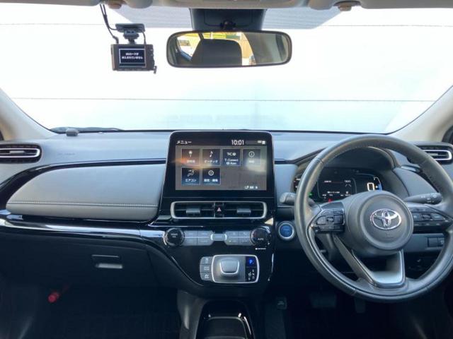 アクア Ｇ　新品タイヤ／保証書／ディスプレイオーディオ＋ナビ／トヨタセーフティセンス／シートヒーター　前席／パノラミックビューモニター／車線逸脱防止支援システム／ドライブレコーダー　前後　衝突被害軽減システム（4枚目）