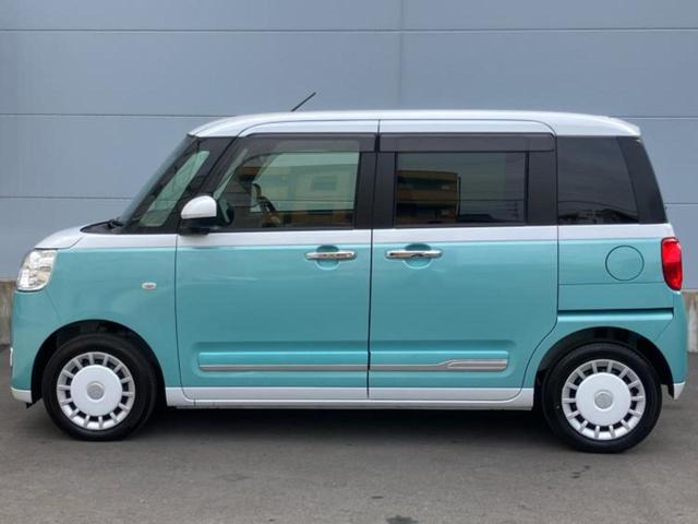 ムーヴキャンバス ストライプスＧ　新品タイヤ／保証書／ディスプレイオーディオ９インチ／スマートアシスト（トヨタ・ダイハツ）／両側電動スライドドア／シートヒーター　前席／ドライブレコーダー　純正／ヘッドランプ　ＬＥＤ　バックカメラ（2枚目）