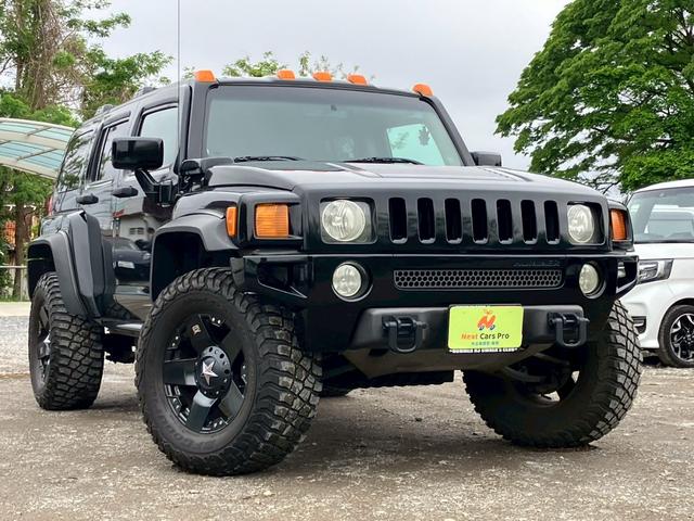 ハマーＨ３ タイプＧ　☆公認ワイドフェンダー　☆車幅記載変更済み　☆この仕様で車検通ります　パワーシート　ルーフキャリア　サンルーフ（3枚目）