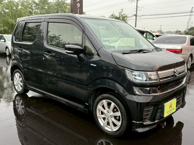 ワゴンＲ ハイブリッドＦＺ　社外ナビＴＶ　バックモニター　デュアルセンサーブレーキ　誤発信抑制　車線逸脱　ヘッドアップディスプレイ　ＬＥＤヘッドライト　シートヒーター　スマートキー　プッシュスタート　ＥＴＣ（2枚目）