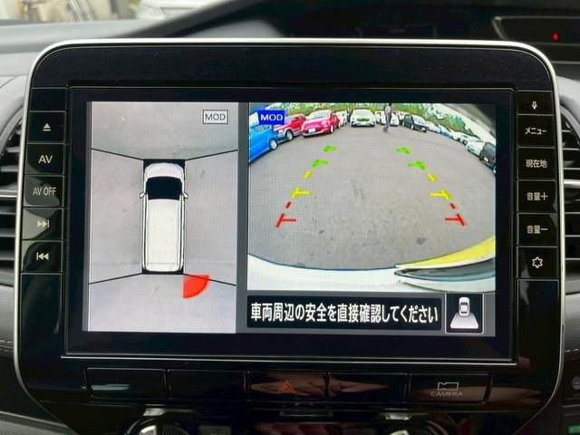 セレナ ハイウェイスターＶ　純正１０インチナビ　フルセグ　全周囲モニター　両側パワスラ　ＬＥＤヘッドライト　ＬＥＤフォグ　パーソナルテーブル　クルーズコントロール　後席モニター　スマートキー　プッシュスタート　ワンオーナー（18枚目）