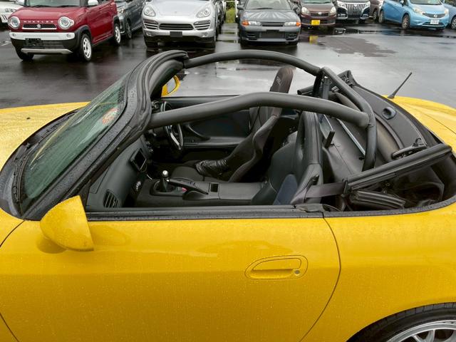 S2000 ベースグレード 社外ラジエーター 社外エキマニ ASMマフラー レカロフルバケ NARDIステアリング 社外タワーバー 社外ロールバー 車高調 SSR18インチアルミ 無限?リアスポ 全塗装済み(13枚目)