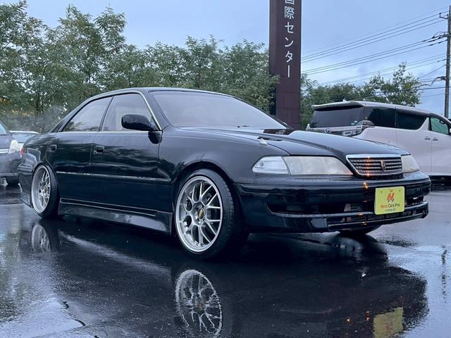 マークII ツアラーV 仕様 Greddy前置きインタークーラー BRIDEシート 社外マフラー BBSアルミ(2枚目)