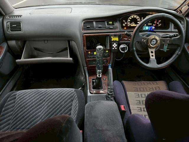 マークII ツアラーV 仕様 Greddy前置きインタークーラー BRIDEシート 社外マフラー BBSアルミ(9枚目)