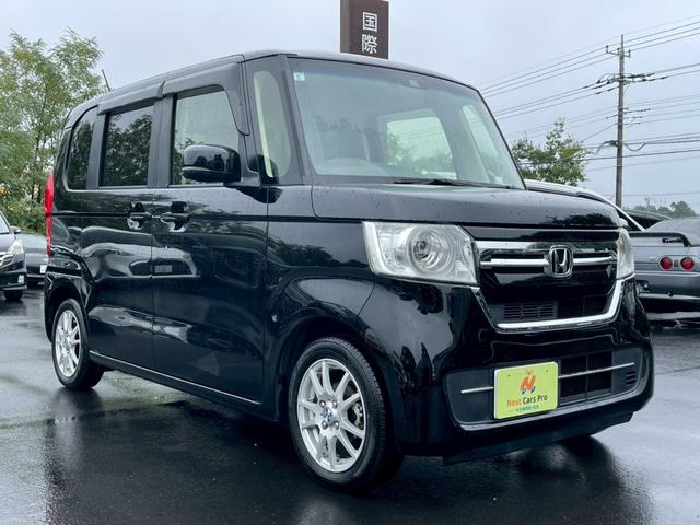 N-BOX L 純正ナビ フルセグ バックモニター パワースライドドア 衝突軽減ブレーキ 前後方誤発進抑制 車線逸脱 標識認識 オートハイビーム 後席ロールサンシェード シートヒーター スマートキー(2枚目)