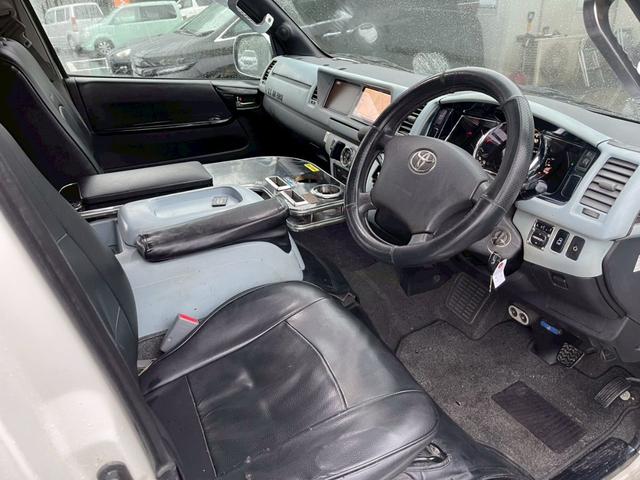 ハイエースワゴン GL パワースライドドア 社外ナビ フルセグ ETC(10枚目)