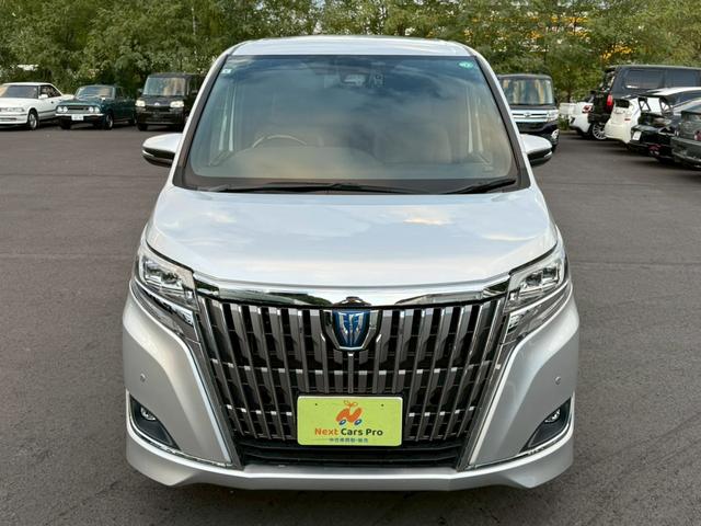 エスクァイア ハイブリッドＧｉ　プレミアムパッケージ　純正９インチナビ　フルセグ　バックモニター　後席モニター　両側パワースライドドア　プリクラッシュ　車線逸脱　クルーズコントロール　車高調　ＬＥＤヘッドライト　シートヒーター　ドラレコ（3枚目）