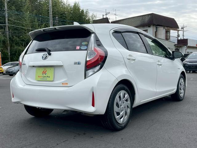 アクア G 純正ナビTV バックモニター プリクラッシュ 車線逸脱 クルーズコントロール スマートキー プッシュスタート LEDヘッドライト ワンオーナー(5枚目)