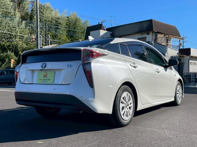 プリウス Sセーフティプラス 純正9インチナビ フルセグ バックモニター プリクラッシュ レーダークルーズ インテリジェントクリソナ パーキングアシスト LEDヘッドライト ヘッドアップディスプレイ スマートキー ETC(5枚目)