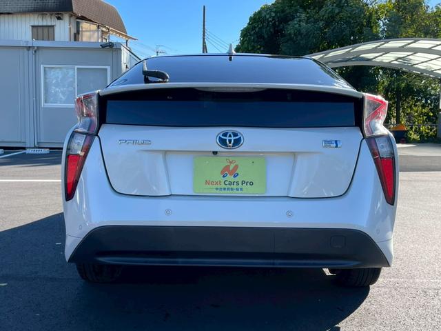 プリウス Sセーフティプラス 純正9インチナビ フルセグ バックモニター プリクラッシュ レーダークルーズ インテリジェントクリソナ パーキングアシスト LEDヘッドライト ヘッドアップディスプレイ スマートキー ETC(6枚目)