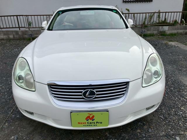 ソアラ ４３０ＳＣＶ　社外ナビＴＶ　バックモニター　クルーズコントロール　ベージュレザーシート　シートヒーター　メモリー付パワーシート　ＨＩＤヘッドライト　ＷＯＲＫ２０インチアルミ　１０．４万ｋｍ時タイベル交換（3枚目）