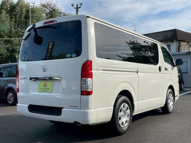 レジアスエースバン ロングＤＸ　ＧＬパッケージ　社外ナビ　フルセグ　バックモニター　プリクラッシュ　車線逸脱　オートハイビーム　ＬＥＤヘッドライト　キーレス　ＥＴＣ　ワンオーナー（5枚目）