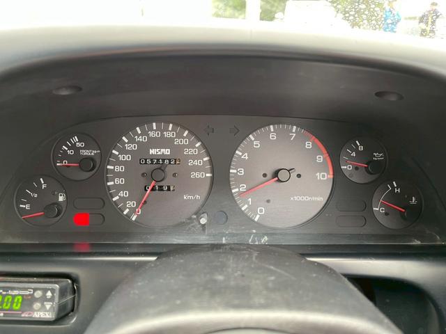 スカイライン ＧＴ－Ｒ　ＮＩＳＭＯメーター　純正サス　社外マフラー　エアクリ（14枚目）