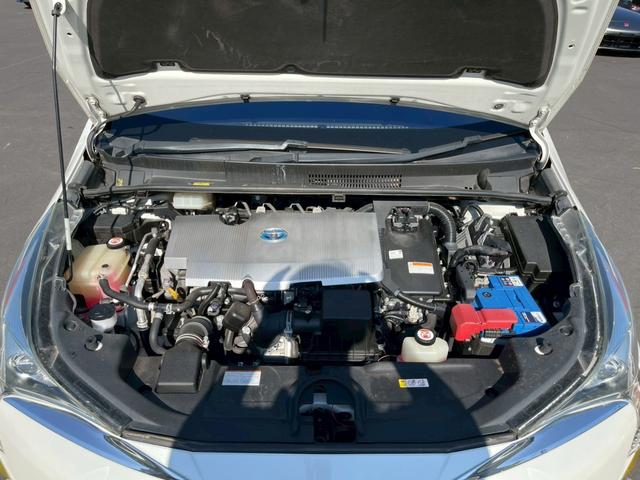 プリウス Ｓツーリングセレクション　モデリスタエアロ　純正９インチナビ　フルセグ　バックモニター　シートヒーター　社外１７インチアルミ　ダウンサス　ＬＥＤヘッドライト　スマートキー（28枚目）