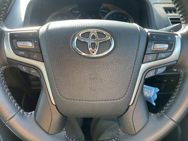 ランドクルーザープラド ＴＸ　Ｌパッケージ　メーカー９インチナビ　ＴＶ　７人乗り　サンルーフ　全周囲カメラ　衝突被害軽減システム　レーダークルーズ　コーナーセンサー　ＥＴＣ　前席シートヒーター・クーラー　ブラインドスポットモニター　ルーフレール（31枚目）