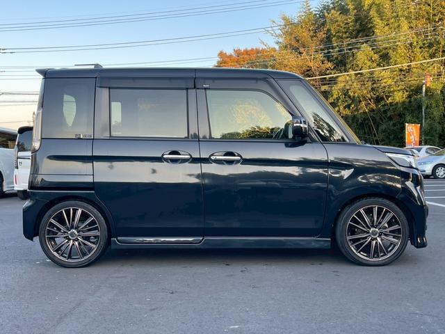 スペーシアカスタムＺ ターボ　ナビ　フルセグＴＶ　パワースライドドア　バックモニター　社外１６インチアルミ　ＨＩＤヘッドライト　オートエアコン　ＴＥＩＮ車高調　プッシュスタート　取扱説明書　記録簿　セーフティサポート（8枚目）