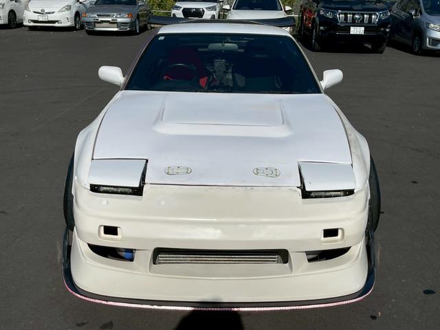 １８０ＳＸ タイプＸ　東名エキマニ　Ｓ１５後期メタルタービン　Ｒ３２燃料ポンプ　ＮＩＳＭＯ７４０インジェクター　ＧＲＥＸオイルクーラーキット　１４前期ラジエター　パワーＦＣ　ＥＲ３４インナードラム公認　Ｄｅｆｉ３連メーター（6枚目）