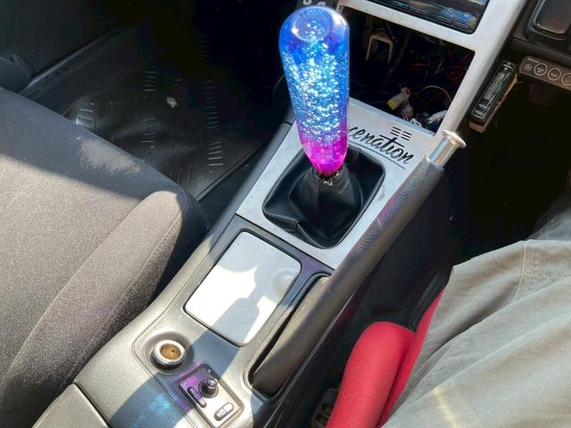 １８０ＳＸ タイプＸ　東名エキマニ　Ｓ１５後期メタルタービン　Ｒ３２燃料ポンプ　ＮＩＳＭＯ７４０インジェクター　ＧＲＥＸオイルクーラーキット　１４前期ラジエター　パワーＦＣ　ＥＲ３４インナードラム公認　Ｄｅｆｉ３連メーター（22枚目）