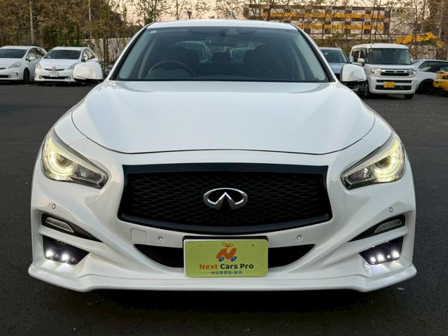 スカイライン ３５０ＧＴ　ハイブリッド　タイプＰ　メーカーナビ　黒革シート　フルエアロ　社外１８インチアルミ　アラウンドビューモニター　ＥＴＣ　プッシュスタート　Ｂｌｕｅｔｏｏｔｈ　エマージェンシーブレーキ（6枚目）