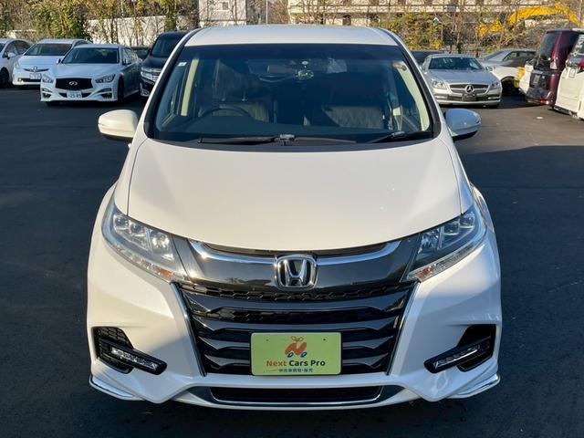 オデッセイハイブリッド ハイブリッドアブソルート・ホンダセンシング　純正９インチナビ　フルセグ　バックモニター　両側パワースライドドア　ＬＥＤヘッドライト　衝突軽減ブレーキ　レーダークルーズ　パワーシート　スマートキー　ＥＴＣ　ワンオーナー（3枚目）