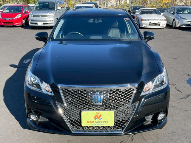 クラウンハイブリッド アスリートＧ　サンルーフ　黒レザーシート　シートヒーター　ベンチレーション　パワーシート　メーカーナビＴＶ　バックモニター　ＨＩＤヘッドライト　スマートキー　プッシュスタート　プリクラッシュ　レーダークルーズ（3枚目）