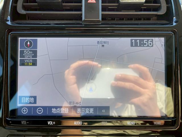 プリウス ＳセーフティプラスＩＩ　純正９インチナビ　フルセグ　全周囲モニター　プリクラッシュ　レーダークルーズ　車線逸脱　ブラインドスポッ　ＬＥＤヘッドライト　ＥＴＣ　ワンオーナー（17枚目）