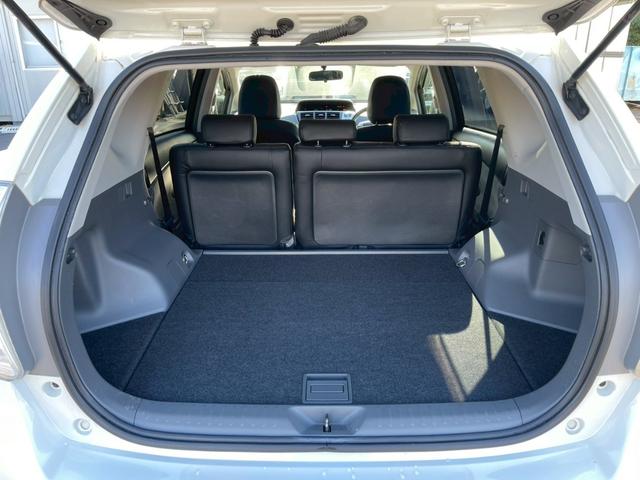 プリウスアルファ Ｓツーリングセレクション　アルパイン９インチナビ　フルセグ　バックモニター　ＬＥＤヘッドライト　スマートキー　プッシュスタート　ＥＴＣ　純正アルミ（14枚目）