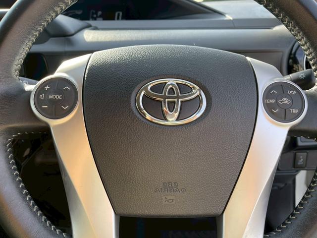 アクア Ｘ－アーバン　純正ナビ　フルセグ　バックモニター　ハーフレザーシート　スマートキー　プッシュスタート　ＥＴＣ　純正アルミ（25枚目）