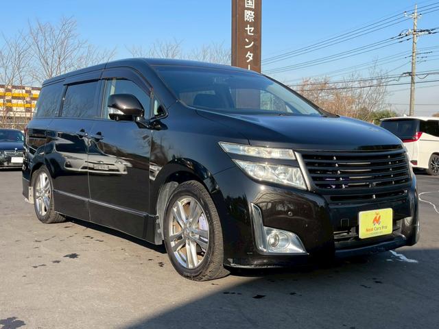 エルグランド ＶＩＰ　両側パワスラ　電動サイドステップ　メーカーナビ　フルセグ　全周囲モニター　後席モニター　クルーズコントロール　社外ステアリング　車高調　社外マフラー　パワーバックドア　スマートキー（2枚目）