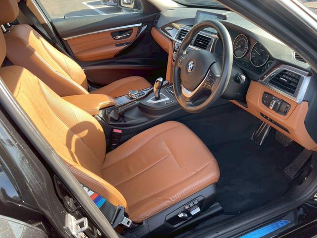 3シリーズ 320d ラグジュアリー メーカーナビ バックモニター ブラウンレザーシート シートヒーター メモリー付パワーシート スマートキー プッシュスタート ETC 純正アルミ(10枚目)