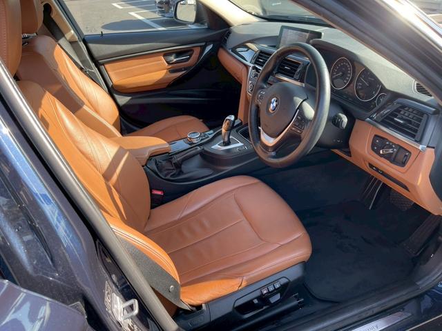 3シリーズ 320d ラグジュアリー メーカーナビ バックモニター ブラウンレザーシート シートヒーター メモリー付パワーシート スマートキー プッシュスタート ETC(10枚目)