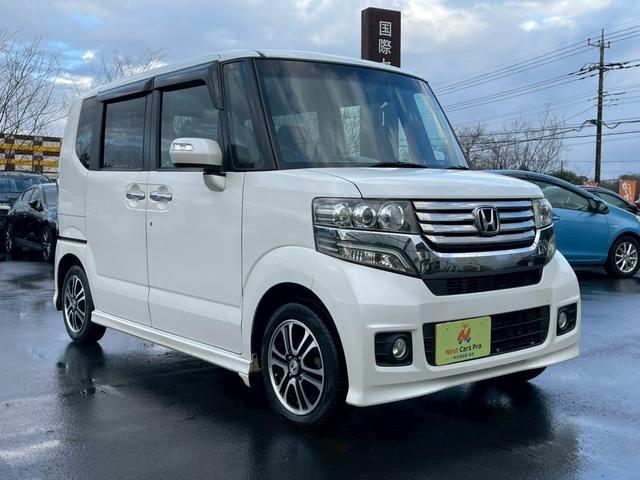 N-BOXカスタム G SSパッケージ 両側パワースライドドア 社外ナビTV バックモニター スマートキー プッシュスタート HIDヘッドライト 純正アルミ(2枚目)