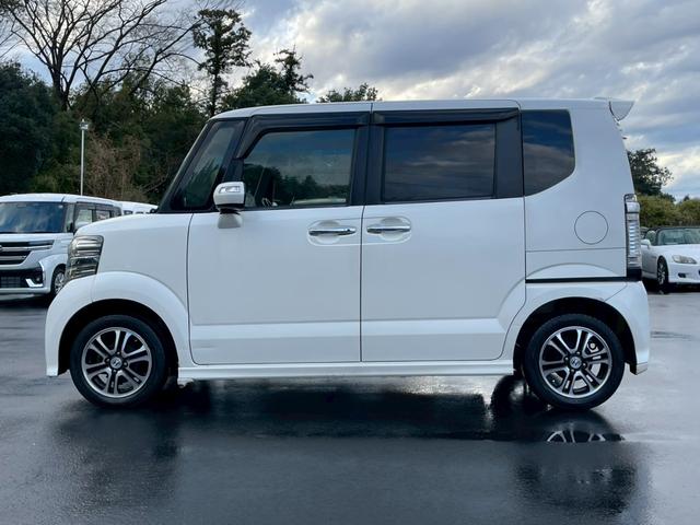 N-BOXカスタム G SSパッケージ 両側パワースライドドア 社外ナビTV バックモニター スマートキー プッシュスタート HIDヘッドライト 純正アルミ(7枚目)