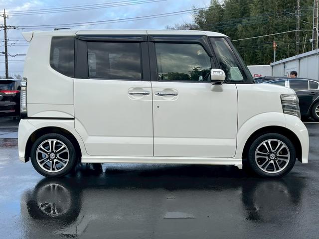 N-BOXカスタム G SSパッケージ 両側パワースライドドア 社外ナビTV バックモニター スマートキー プッシュスタート HIDヘッドライト 純正アルミ(8枚目)