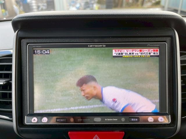 N-BOXカスタム G SSパッケージ 両側パワースライドドア 社外ナビTV バックモニター スマートキー プッシュスタート HIDヘッドライト 純正アルミ(17枚目)