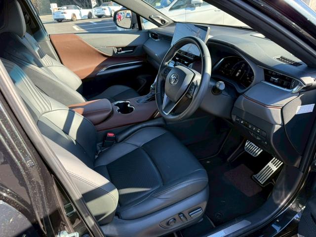 ハリアーハイブリッド Z レザーパッケージ メーカーナビ JBL フルセグ 全周囲M パノラマルーフ プリクラッシュ レーダークルーズ ブラインドスポット パーキングセンサー パワーバックドア シートヒーター ベンチレーション パワーシート(10枚目)