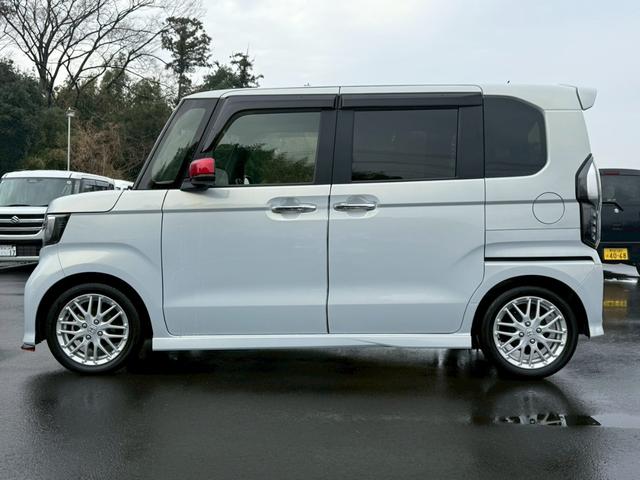 N-BOXカスタム EXターボ 両側パワースライドドア 社外ナビ フルセグ バックモニター 衝突軽減ブレーキ 前後方誤発進抑制 標識認識 追従クルーズコントロール LEDヘッドライト シートヒーター パドルシフト ETC(7枚目)