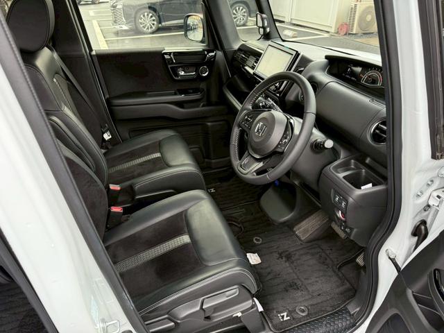 N-BOXカスタム EXターボ 両側パワースライドドア 社外ナビ フルセグ バックモニター 衝突軽減ブレーキ 前後方誤発進抑制 標識認識 追従クルーズコントロール LEDヘッドライト シートヒーター パドルシフト ETC(10枚目)