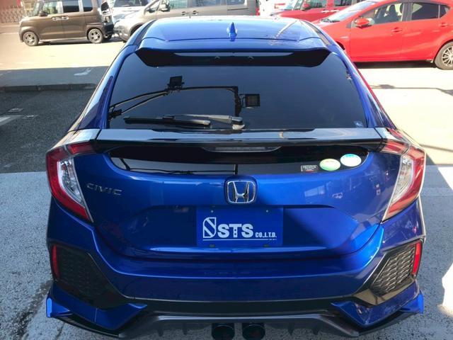 シビック ハッチバック　６速ＭＴ　ＨＫＳマフラー　ＢＬＩＴＺエアインテークパイプ　エアロ　Ｇａｔｈｅｒｓナビ　Ａｐｐｌｅｃａｒｐｌａｙ　Ｂｌｕｅｔｏｏｔｈ　ＴＶ　純正１８ＡＷ　前後ドラレコ　レーダークルーズ　衝突軽減　ＥＴＣ（17枚目）