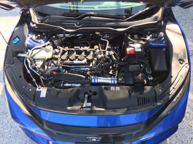 シビック ハッチバック　６速ＭＴ　ＨＫＳマフラー　ＢＬＩＴＺエアインテークパイプ　エアロ　Ｇａｔｈｅｒｓナビ　Ａｐｐｌｅｃａｒｐｌａｙ　Ｂｌｕｅｔｏｏｔｈ　ＴＶ　純正１８ＡＷ　前後ドラレコ　レーダークルーズ　衝突軽減　ＥＴＣ（59枚目）