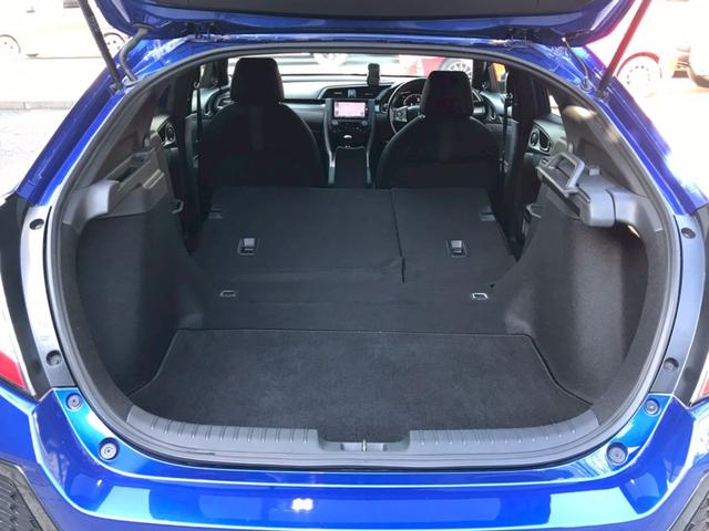 シビック ハッチバック　６速ＭＴ　ＨＫＳマフラー　ＢＬＩＴＺエアインテークパイプ　エアロ　Ｇａｔｈｅｒｓナビ　Ａｐｐｌｅｃａｒｐｌａｙ　Ｂｌｕｅｔｏｏｔｈ　ＴＶ　純正１８ＡＷ　前後ドラレコ　レーダークルーズ　衝突軽減　ＥＴＣ（65枚目）
