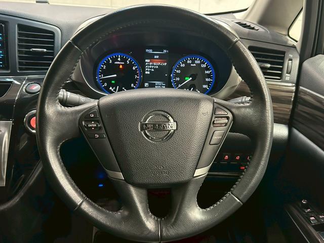 エルグランド 250ハイウェイスターS ユーザー様直接仕入れ 社外ナビ フルセグTV Bluetooth バックカメラ フリップダウン ハーフレザーシート 両側パワスラ 純正アルミ ドラレコ クルコン インテリジェントキー 予備キー ETC(26枚目)