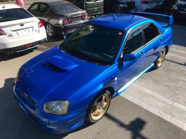 インプレッサ WRX 2004 Vリミテッド 大型リアウィング ボンネットダクト 純正17インチアルミ オーディオ 専用シート HKSターボタイマー 電格ドアミラー パワーウィンドウ 4WD/ターボ リモコンキー ETC車載器 走行7.2万キロ台(16枚目)