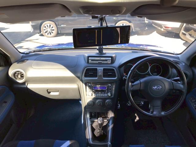 インプレッサ WRX 2004 Vリミテッド 大型リアウィング ボンネットダクト 純正17インチアルミ オーディオ 専用シート HKSターボタイマー 電格ドアミラー パワーウィンドウ 4WD/ターボ リモコンキー ETC車載器 走行7.2万キロ台(23枚目)
