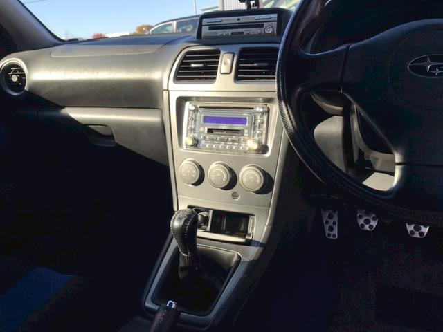 インプレッサ WRX 2004 Vリミテッド 大型リアウィング ボンネットダクト 純正17インチアルミ オーディオ 専用シート HKSターボタイマー 電格ドアミラー パワーウィンドウ 4WD/ターボ リモコンキー ETC車載器 走行7.2万キロ台(36枚目)