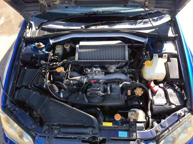 インプレッサ WRX 2004 Vリミテッド 大型リアウィング ボンネットダクト 純正17インチアルミ オーディオ 専用シート HKSターボタイマー 電格ドアミラー パワーウィンドウ 4WD/ターボ リモコンキー ETC車載器 走行7.2万キロ台(56枚目)