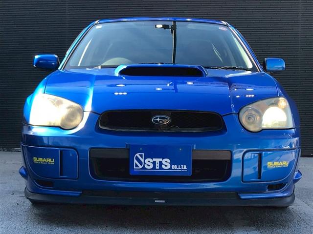 インプレッサ WRX 2004 Vリミテッド STIフロントスポイラー・マフラー 大型リアスポイラー ボンネットダクト 社外HDDナビ HIDヘッドライト 17インチアルミ ステアスイッチ 4WD・ターボ M/Tモード リモコンキー ETC車載器(8枚目)